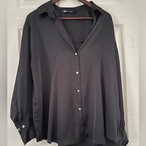 Zara V Neck Blouse